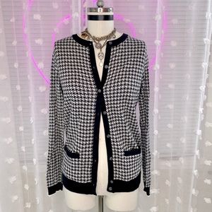 Houndstooth Cardigan